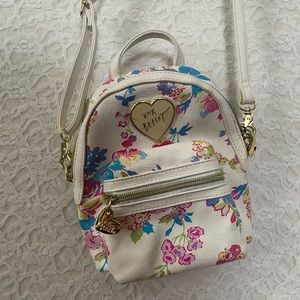 Betsy Johnson Mini Backpack Shoulder Bag